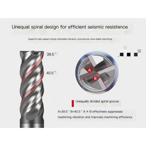 18MM Solid Carbide Endmill Variable Helix