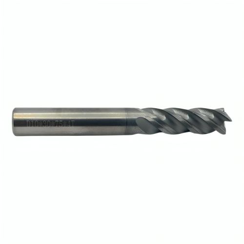 Q-TECH 10MM SOLID CARBIDE 4 FLUTE VARIABLE HELIX ENDMILL.