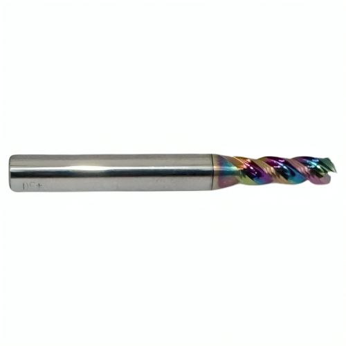 Q-TECH 5MM SOLID CARBIDE 3 FLUTE DLC COATED ENDMILL
