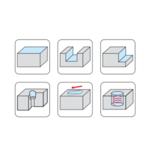 4MM Solid Carbide Endmill Variable Helix