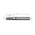 6MM Solid Carbide Endmill Variable Helix`